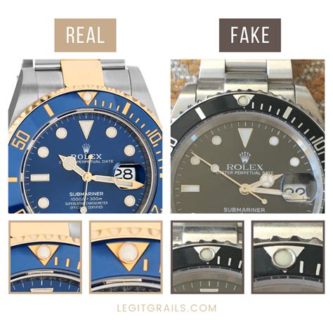 rolex submariner fake and real|rolex submariner authentication.